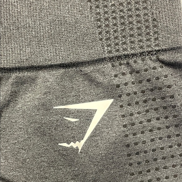 Gymshark Black Athletic Shorts with Logo - Picture 3 of 5